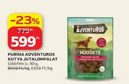 Auchan PURINA ADVENTUROS KUTYA JUTALOMFALAT ajánlat