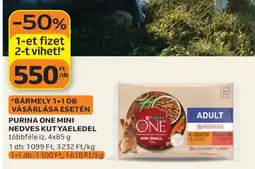 Auchan Purina One Mini nedves kutyaeledel ajánlat