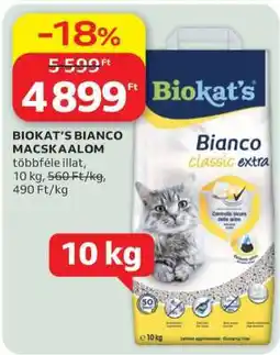 Auchan BIOKAT’S BIANCO MACSKAALOM ajánlat