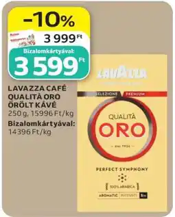Auchan LAVAZZA CAFÉ QUALITÀ ORO ŐRÖLT KÁVÉ ajánlat