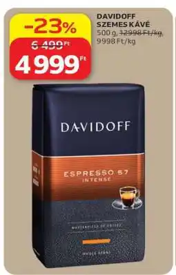 Auchan DAVIDOFF SZEMES KÁVÉ ajánlat