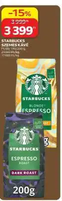 Auchan Starbucks szemes kávé ajánlat