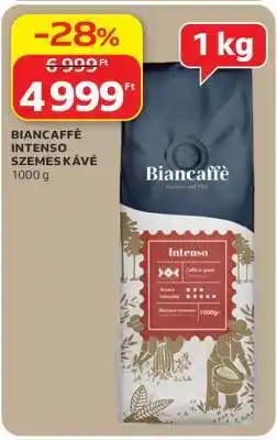 Auchan BIANCAFFÉ INTENSO SZEMES KÁVÉ ajánlat