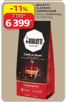 Auchan BIALETTI CLASSICO SZEMES KÁVÉ ajánlat