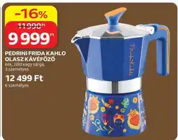 Auchan PEDRINI FRIDA KAHLO OLASZ KÁVÉFŐZŐ ajánlat