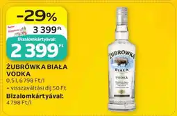Auchan ZUBROWKA Biala vodka ajánlat
