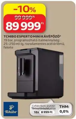 Auchan TCHIBO ESPERTO MINI KÁVÉFŐZŐ ajánlat