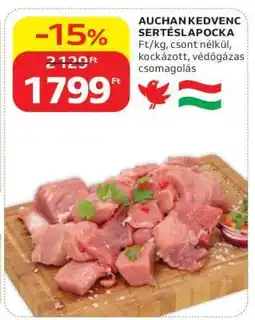 Auchan Auchan Kedvenc Sertéslapocka ajánlat