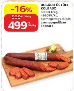 Auchan Bogádi Füstölt Kolbász ajánlat