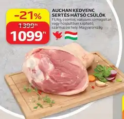 Auchan Auchan kedvenc sertés hátsó csülök ajánlat