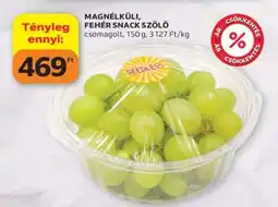 Auchan MAGNÉLKÜLI, FEHÉR SNACK SZŐLŐ ajánlat