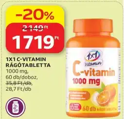 Auchan 1X1 C-VITAMIN RÁGÓTABLETTA ajánlat