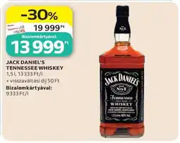 Auchan Jack Daniel's Tennessee whiskey ajánlat