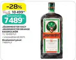 Auchan Jägermeister vagy Jägermeister Orange Keserűlikőr ajánlat