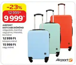 Auchan AIRPORT DOTS ABS BŐRÖND ajánlat