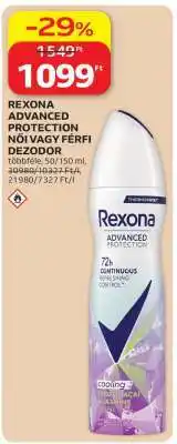 Auchan Rexona Advanced Protection Női vagy Férfi Dezodor ajánlat