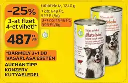 Auchan AUCHAN TIPP KONZERV KUTYAELEDEL ajánlat