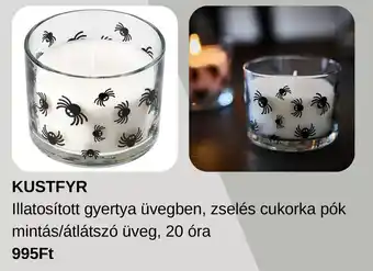 Kustfyr Illatosított gyertya üvegben