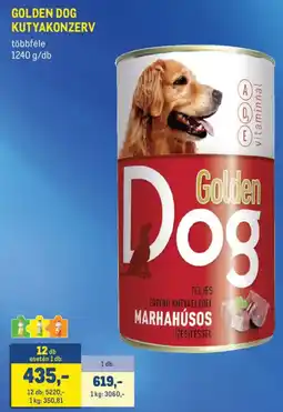 Metro Golden Dog kutya konzerv ajánlat