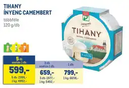 Metro Tihany inyenc camembert ajánlat