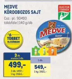 Metro Medve kördobozos sajt ajánlat