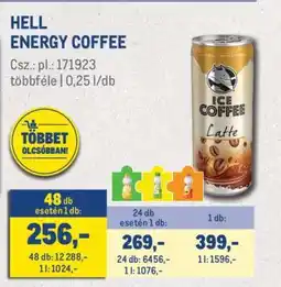 Metro HELL ENERGY COFFEE ajánlat