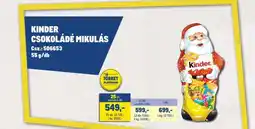 Metro Kinder Csokoládé Mikulás ajánlat