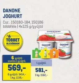 Metro DANONE JOGHURT ajánlat