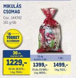 Metro Mikulás Csomag ajánlat
