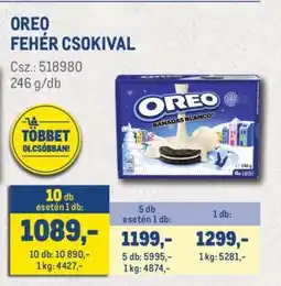 Metro OREO FEHÉR CSOKIVAL ajánlat