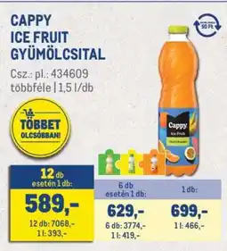 Metro Cappy Ice Fruit gyümölcsital ajánlat