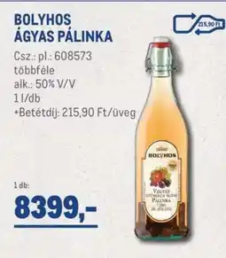 Metro Bolyhos Ágyas Pálinka ajánlat