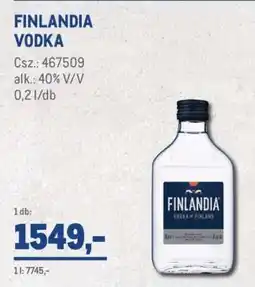 Metro FINLANDIA Vodka ajánlat