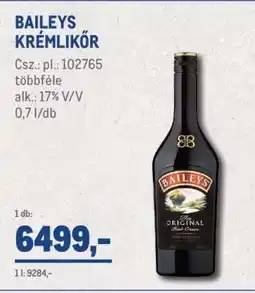 Metro Baileys Krémlikőr ajánlat