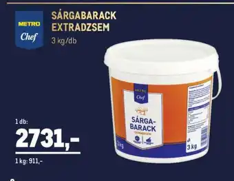 METRO Chef SÁRGABARACK EXTRADZSEM