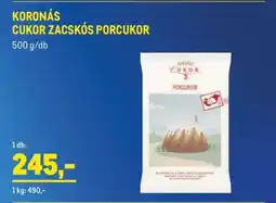 Metro KORONÁS CUKOR ZACSKÓS PORCUKOR ajánlat