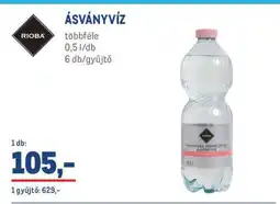 Metro RIoba ÁSVÁNYVÍZ ajánlat