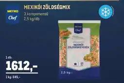 Metro MEXIKÓI ZÖLDSÉGMIX ajánlat