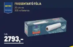 Metro METRO PROFESSIONAL FRISSENTARTÓ FÓLIA ajánlat