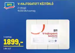 Metro aro V-HAJTOGATOTT KÉZTÖRLŐ ajánlat