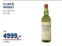 Metro O'LIAM ÍR WHISKEY ajánlat