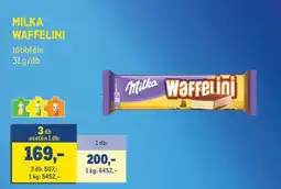 Metro MILKA Waffelini ajánlat