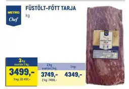 Metro Füstölt, főtt tarja ajánlat
