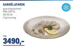 Metro GARNÉLAFAROK ajánlat