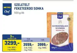 Metro METRO Chef SZELETELT FEKETEERDEI SONKA ajánlat