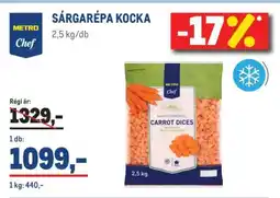 Metro SÁRGARÉPA KOCKA ajánlat