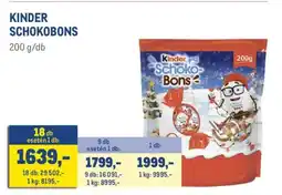 Metro KINDER SCHOKOBONS ajánlat