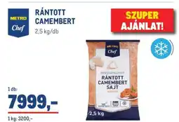 Metro RÁNTOTT CAMEMBERT ajánlat