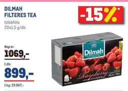 Metro Dilmah filteres tea ajánlat