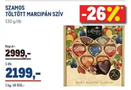 Metro SZAMOS TÖLTÖTT MARCIPÁN SZÍV ajánlat